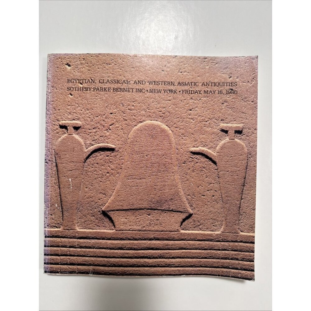 Sotheby Auction Catalogue Egyptian Classical‎ Western Asiatic Antiquities 1980